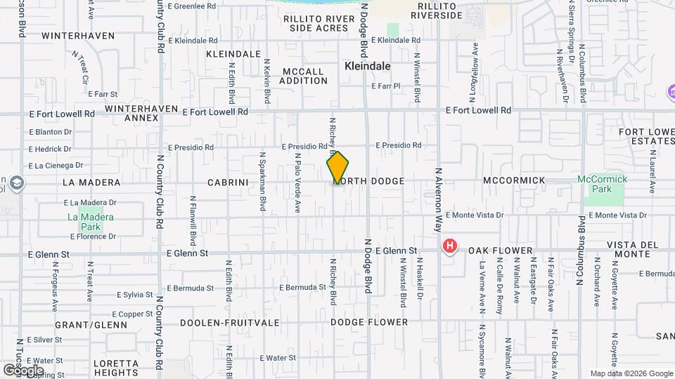 2956 N Richey Blvd Map and Location Details