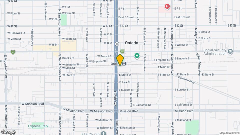 123 E Main St, Unit B Map and Location Details