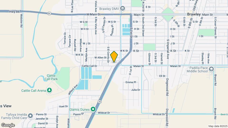 Brawley Apartments Map and Location Details