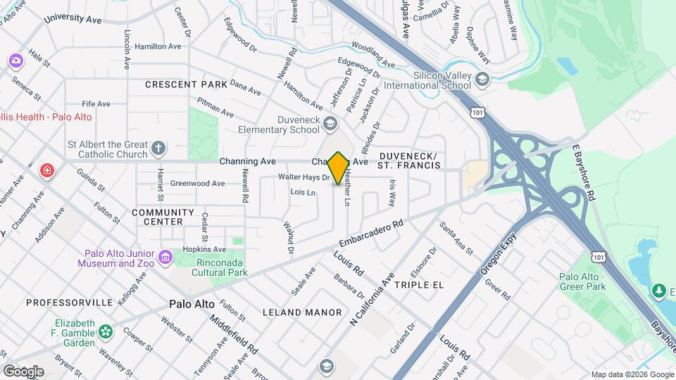 158 Walter Hays Dr Mapa y Detalles de la Ubicación