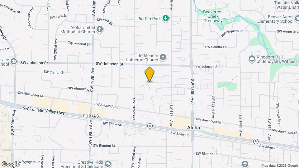 19058 SW Christopher Dr Mapa y Detalles de la Ubicación