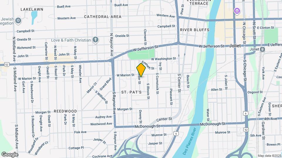 104 S Seeser St Map and Location Details