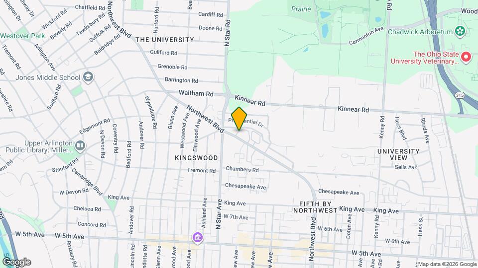 1876 Northwest Blvd Map and Location Details