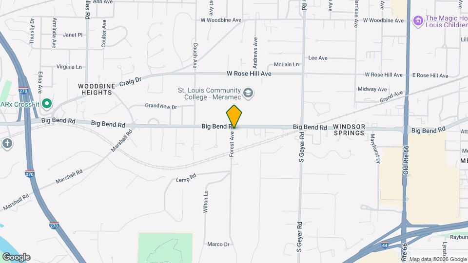 1006 Forest Ave Map and Location Details