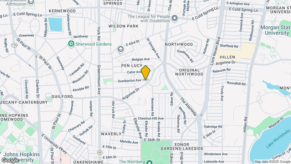 830 Argonne Dr Map and Location Details