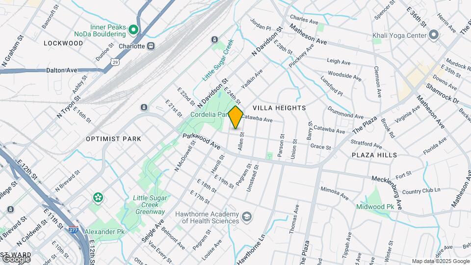 1009 Grace St Map and Location Details