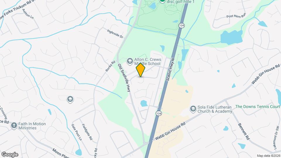 1490 Scenic View Trace, Unit 12-2068R Map and Location Details