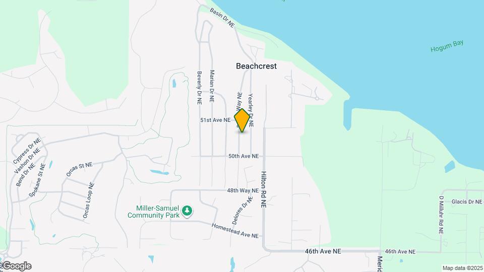 5036 Beach Way NE Mapa y Detalles de la Ubicación