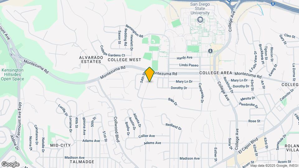 5063 Chaparral Way Map and Location Details