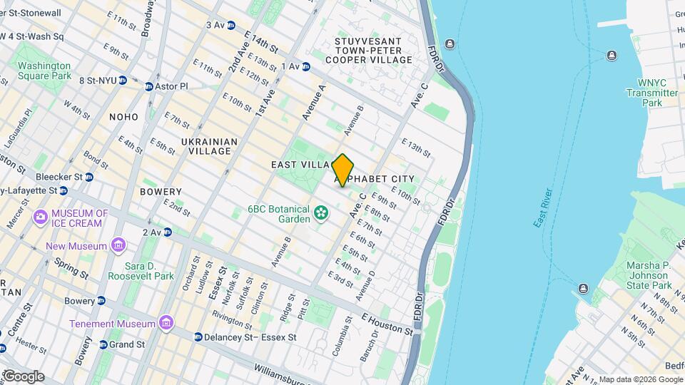 323 E 8th St Mapa y Detalles de la Ubicación