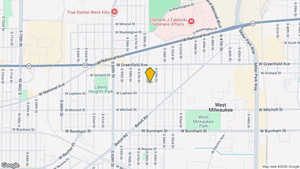 1548 S 56th St Map and Location Details
