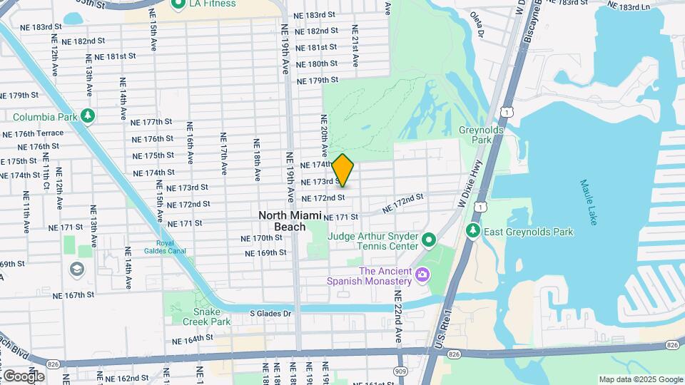2045 NE 172nd St Map and Location Details