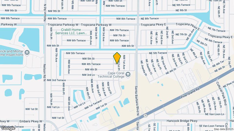 408 NW 1st Pl Map and Location Details