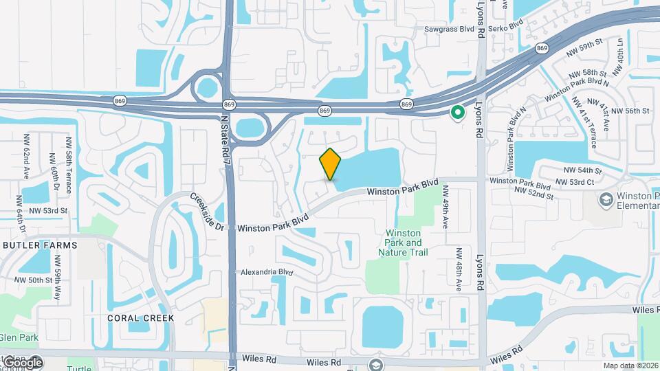5220 NW 53rd Ave Map and Location Details