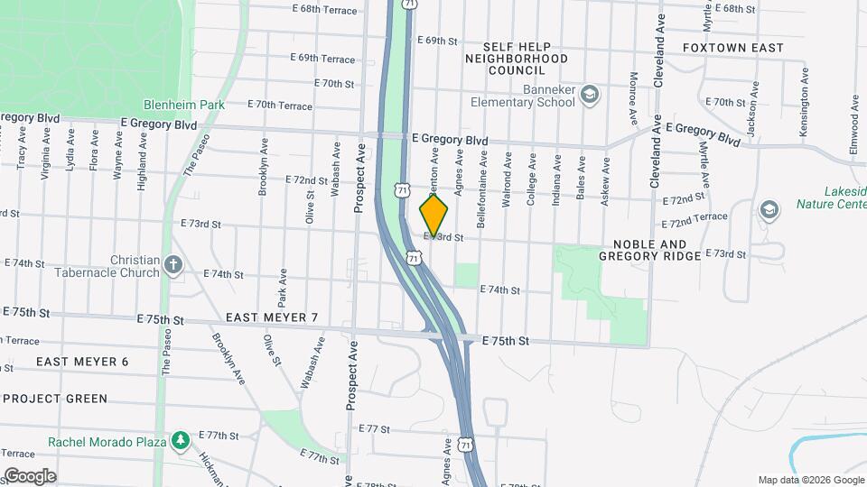 7301 S Benton Ave Mapa y Detalles de la Ubicación