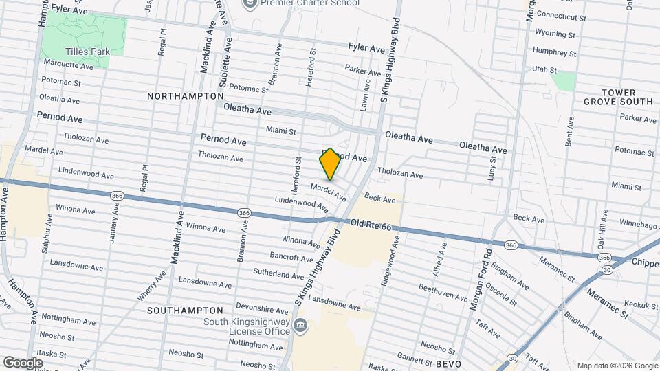 4945 Mardel Ave, Unit 4945A Mardel - 2nd Floor Map and Location Details