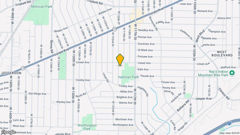 3565 W 120th St Map and Location Details