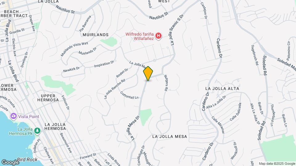 5971 La Jolla Mesa Dr Map and Location Details
