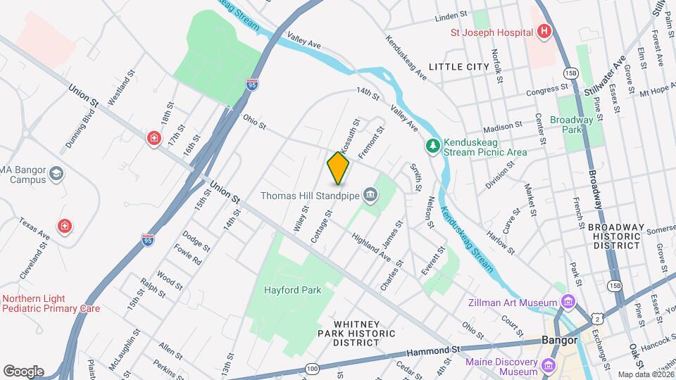 39 Cottage St, Unit 1 Map and Location Details