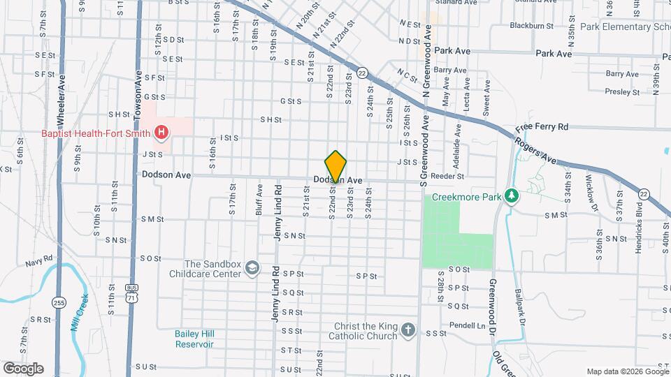 1209 S 22nd St Map and Location Details