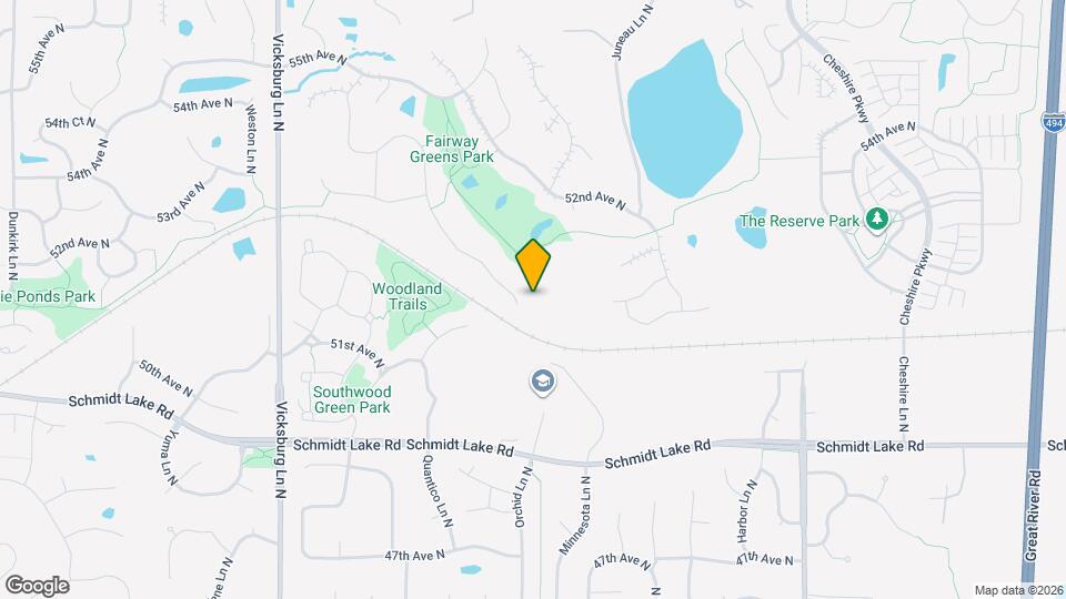 5070 Ranchview Ln N Map and Location Details