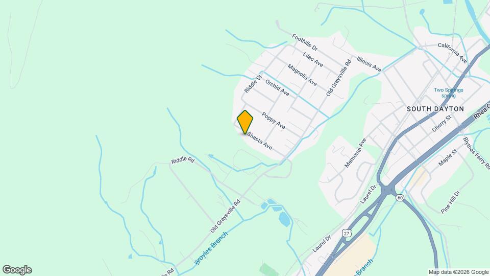 309 Shasta Ave Mapa y Detalles de la Ubicación