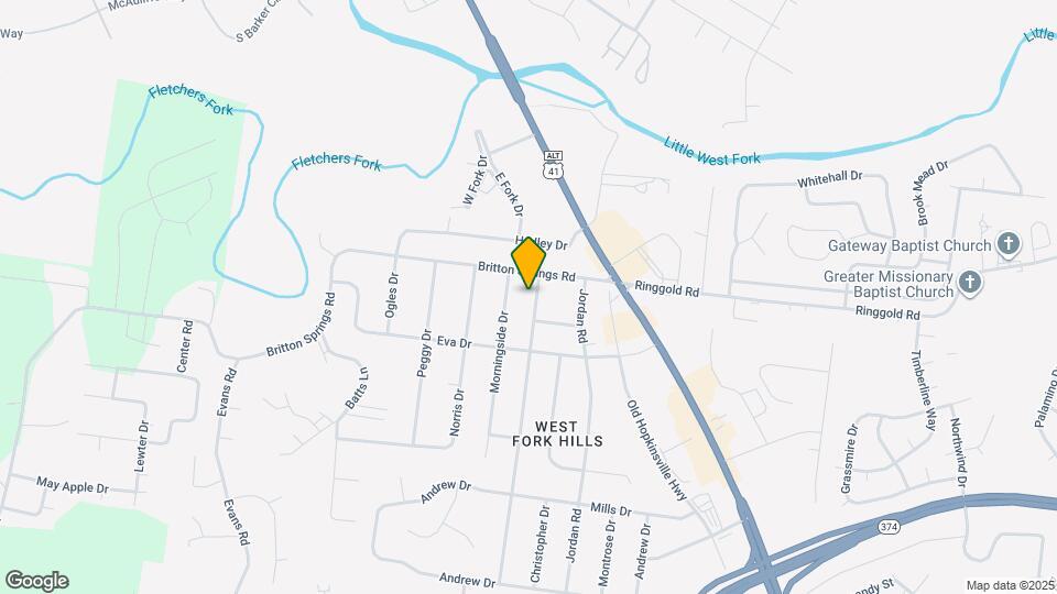 105 Ambrose Dr Map and Location Details