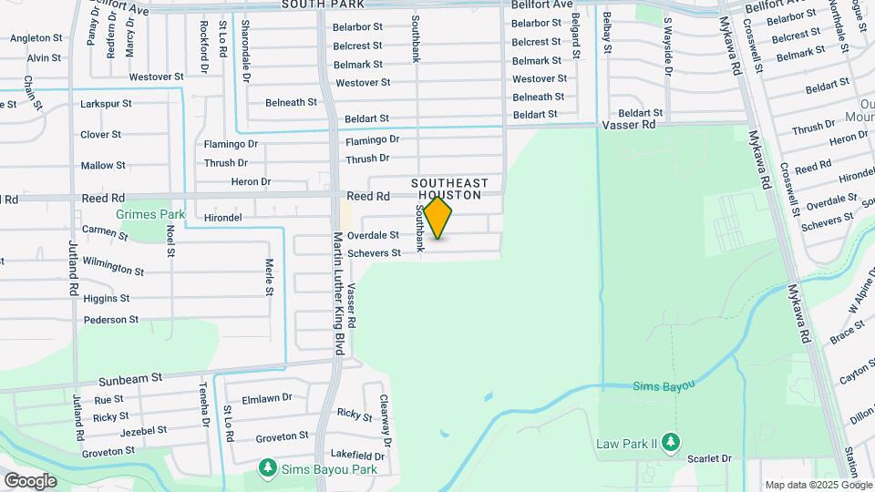 5815 Schevers St Map and Location Details