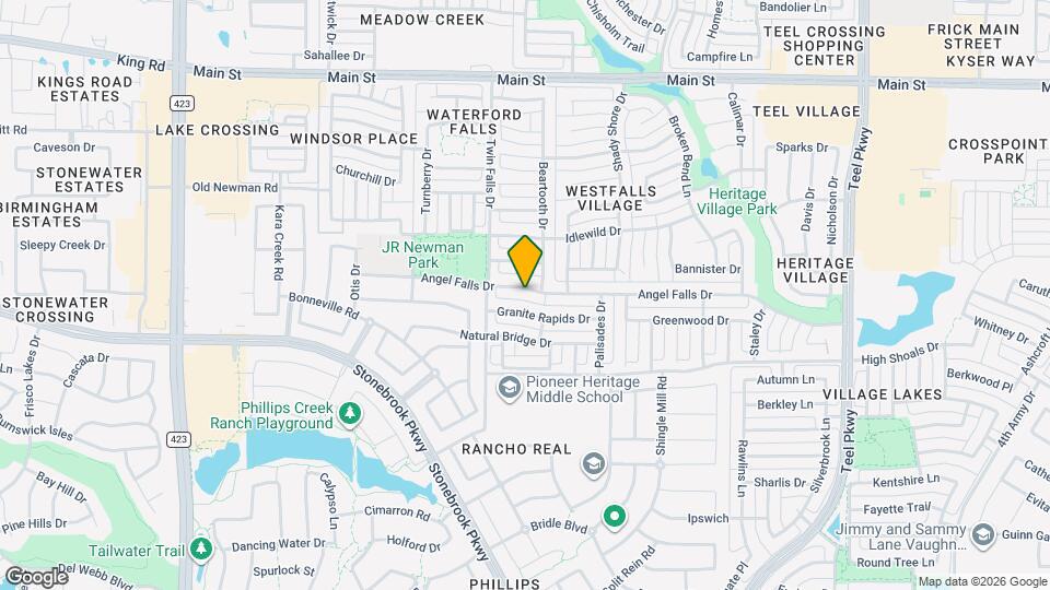 1645 Angel Falls Dr Map and Location Details