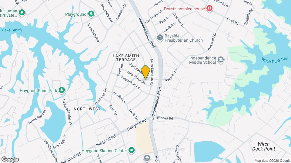 4616 John Alden Rd Map and Location Details