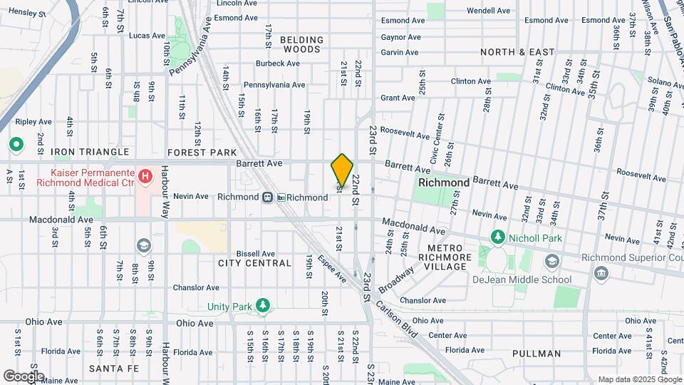 400-404 21st St Map and Location Details