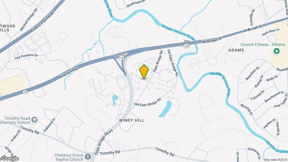 232 Epps Bridge Rd Map and Location Details
