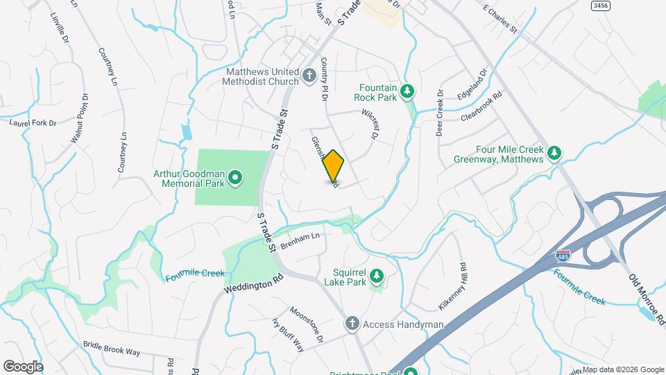 1114 Glenshannon Rd Map and Location Details
