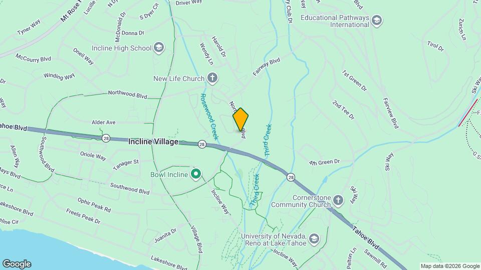 933 Northwood Blvd Map and Location Details