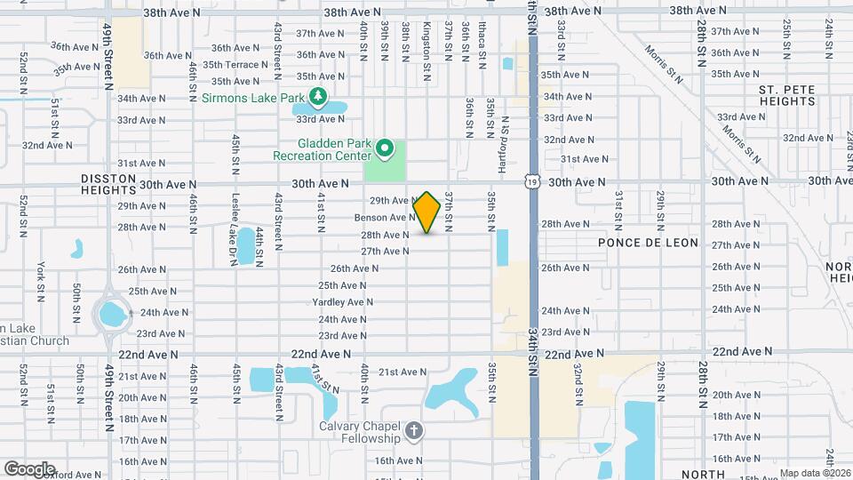 3750 28th Ave N Mapa y Detalles de la Ubicación