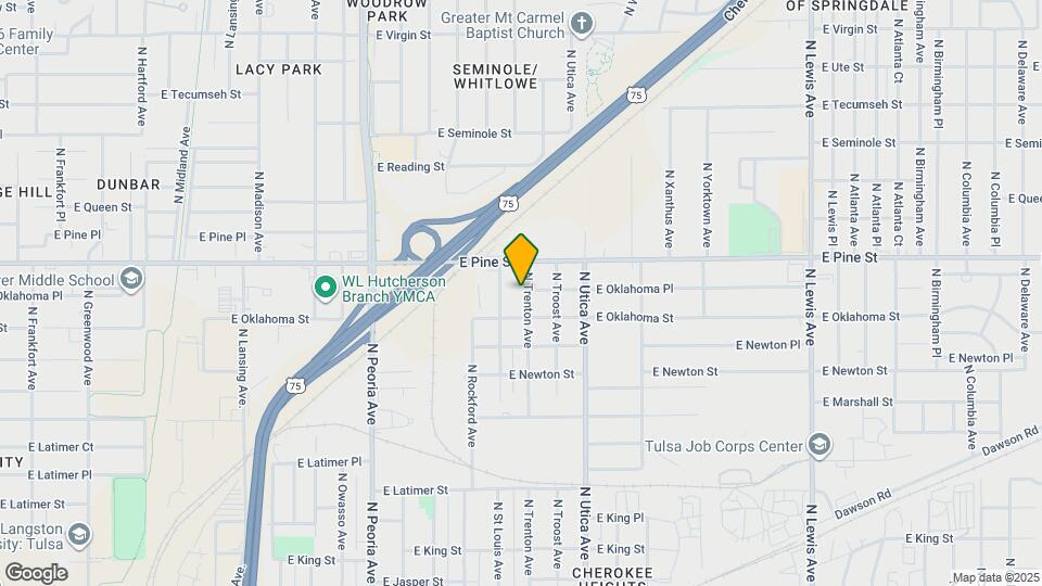 1424 N Trenton Ave Map and Location Details