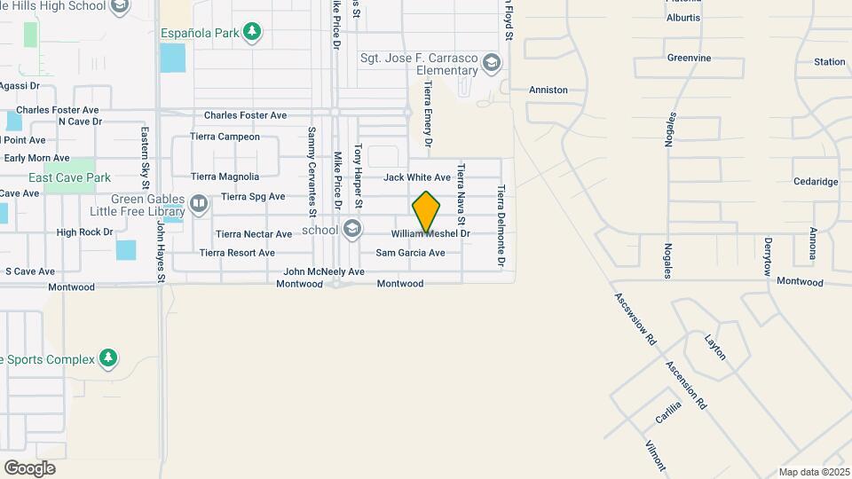 14816 William Meshel Dr Map and Location Details