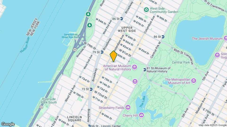 155 W 78th St Map and Location Details