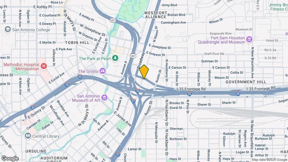 1542 N Alamo St Map and Location Details