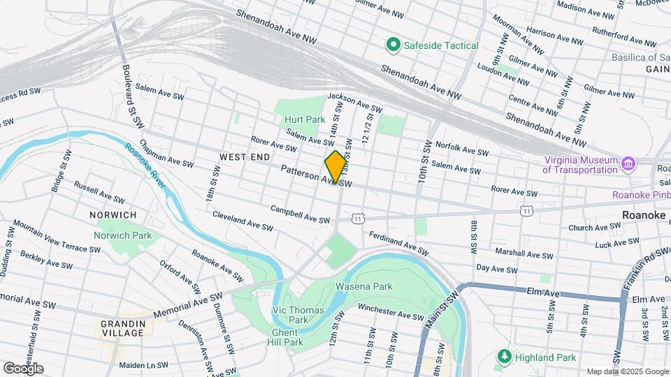 1306 Patterson Ave SW Map and Location Details
