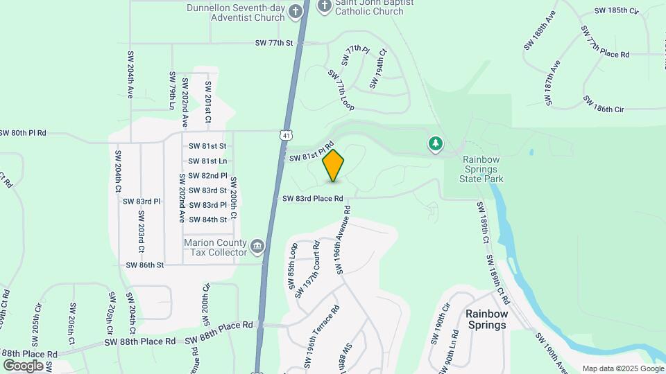8273 SW 196th Ct Rd Map and Location Details
