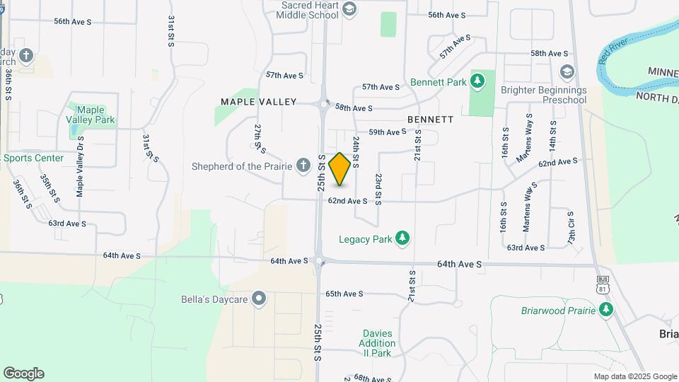 6155 24th St S Map and Location Details