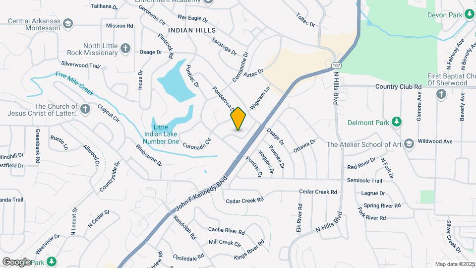 6521 Corsica Dr Map and Location Details
