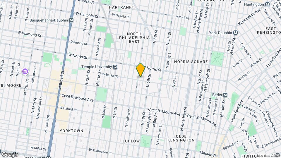 1901 N 7th St Map and Location Details