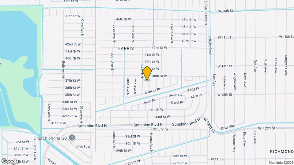 3701 Hanna Ave N Map and Location Details