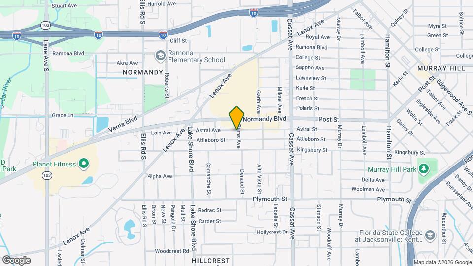 5204 Astral St Map and Location Details