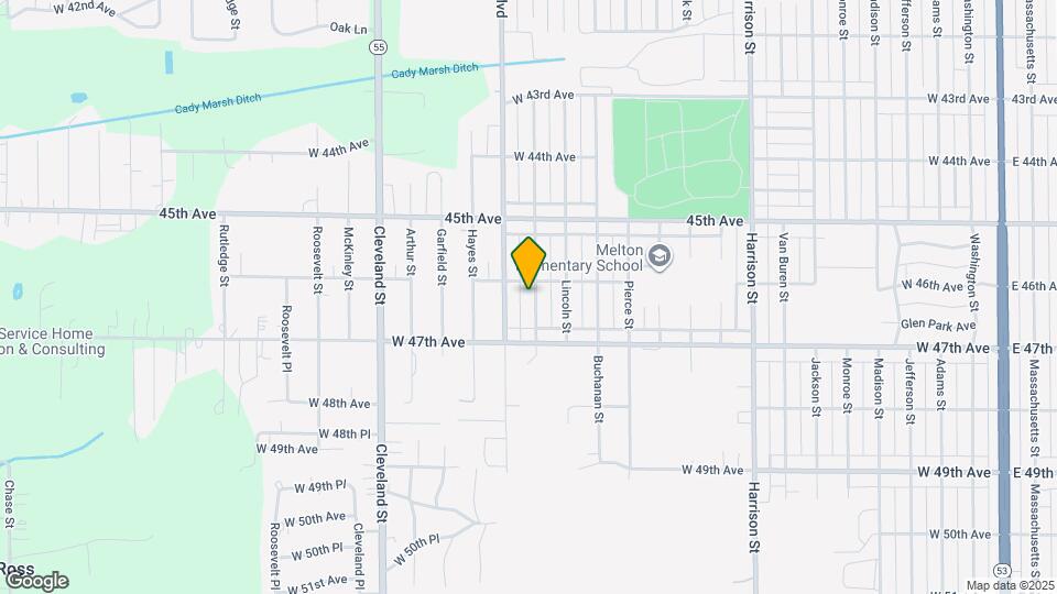 4620 Johnson St Map and Location Details