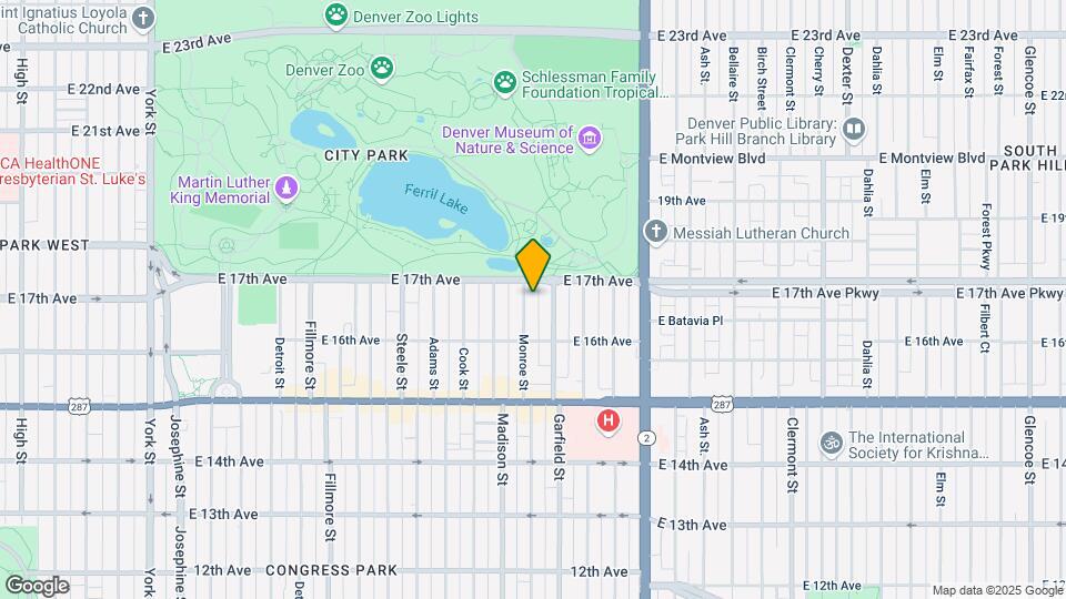 1674 Monroe St Map and Location Details