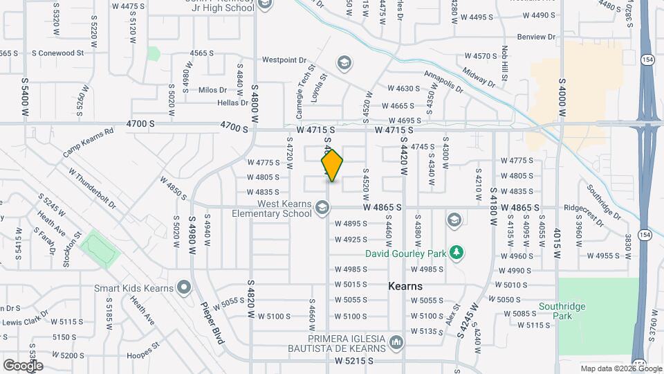 4827 S 4620 W Map and Location Details