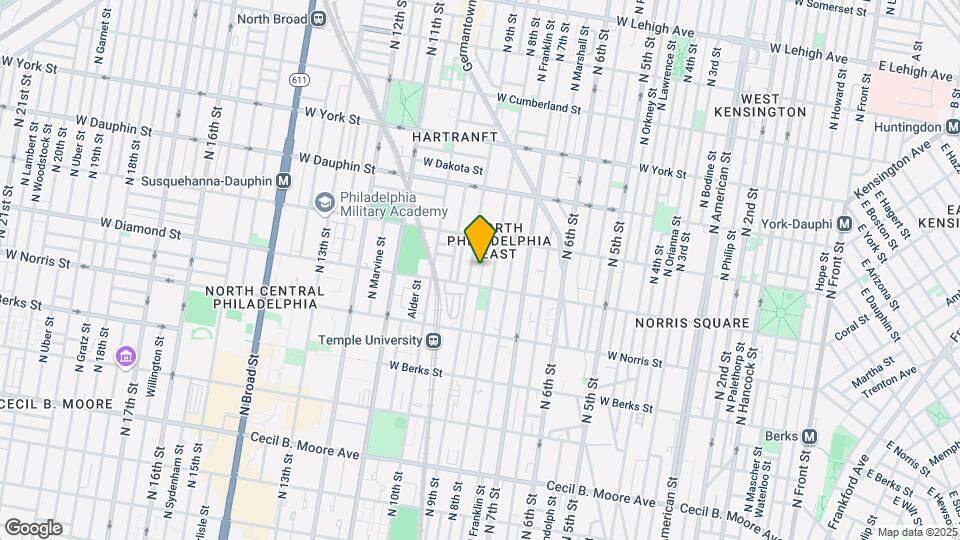2126 N Darien St Mapa y Detalles de la Ubicación